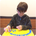 Child Using Abecedarian Product