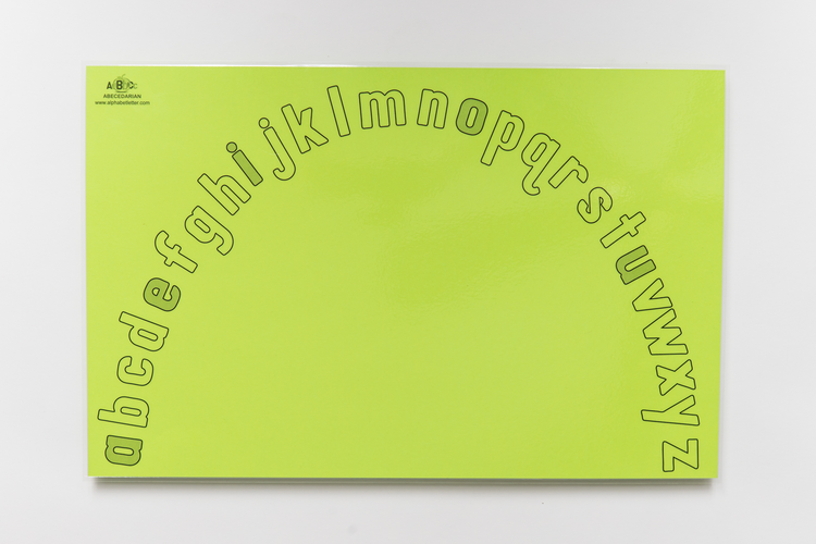 Lowercase English Alphabet Arc/Mat (11" x 17")